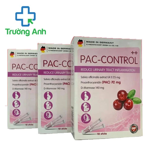 Pac-Control - Hỗ trợ điều trị viêm đường tiết niệu