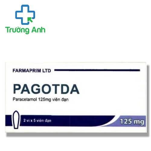Pagotda 125mg Farmaprim - Thuốc giảm đau, hạ sốt cho trẻ hiệu quả