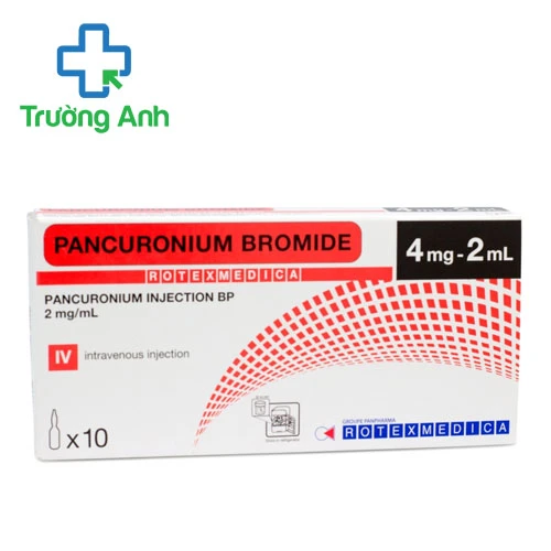 Pancuronium Injection BP 4mg Rotexmedica - Thuốc giãn cơ của Đức
