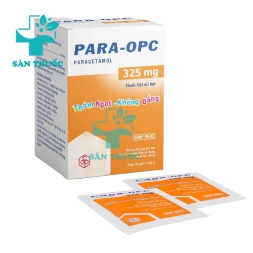 Para-OPC 325mg - Thuốc giảm đau, hạ sốt cho trẻ em hiệu quả