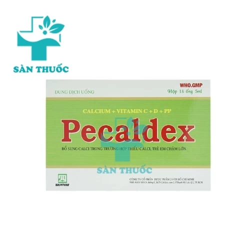 Pecaldex - Thuốc bổ sung caxi và vitamin hiệu quả của Nadyphar