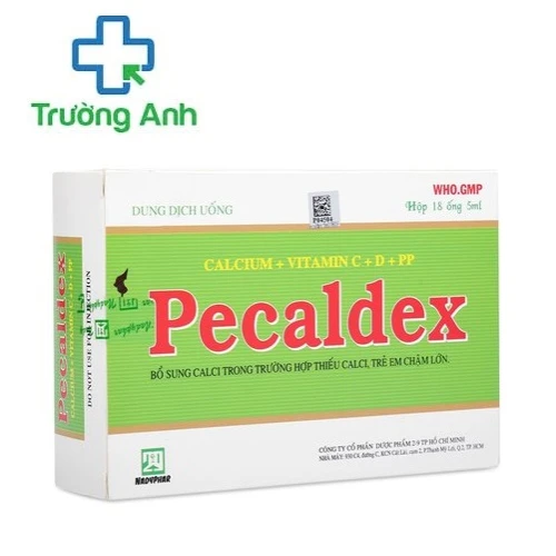 Pecaldex - Thuốc bổ sung caxi và vitamin hiệu quả của Nadyphar