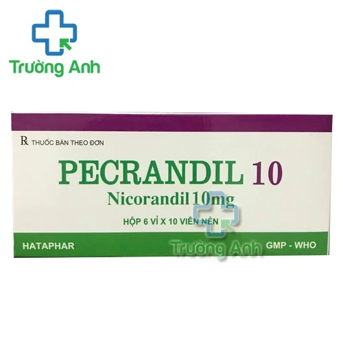 Pecrandil 10 - Thuốc kiểm soát tai biến mạch vành hiệu quả