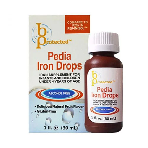 Pedia Iron Drops - Bổ sung sắt, phòng ngừa thiếu máu hiệu quả