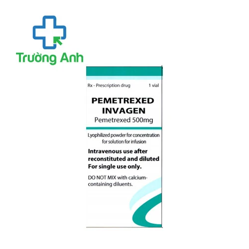 Pemetrexed invagen (Pemetrexed 500mg) - Thuốc trị ung thư phổi