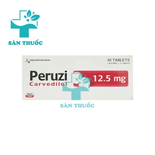 Peruzi 12,5 - Thuốc điều trị bệnh tăng huyết áp của Davipharm