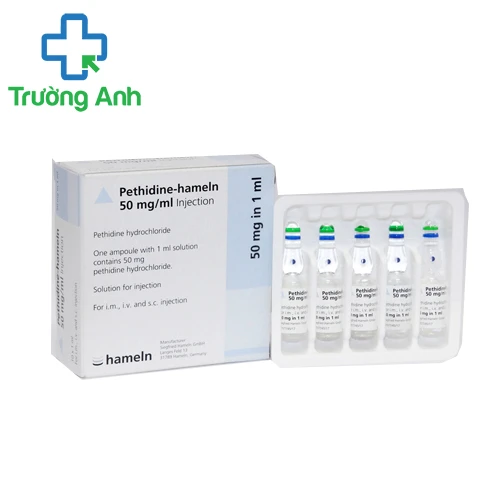 Pethidine-hameln 50mg/ml - Thuốc giảm đau hiệu quả của Đức