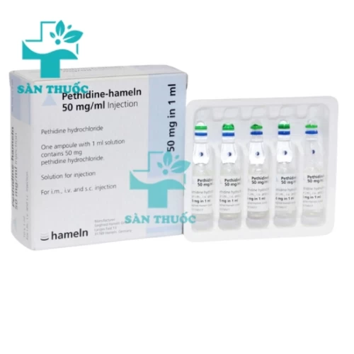 Pethidine-hameln 50mg/ml - Thuốc giảm đau hiệu quả của Đức