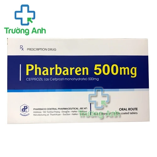 Pharbaren 500mg - Thuốc điều trị nhiễm khuẩn nhẹ hiệu quả