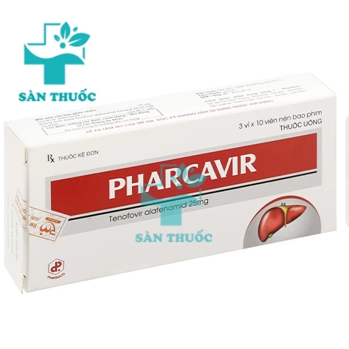 Pharcavir 25mg - Thuốc điều trị viêm gan B mãn tính của PHARBACO