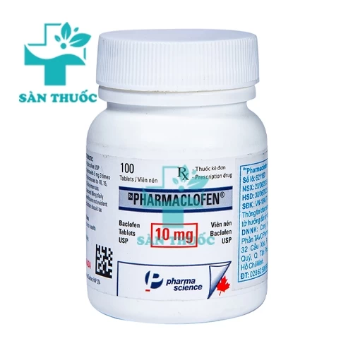 Pharmaclofen 10mg - Thuốc điều trị co cứng cơ của Canada