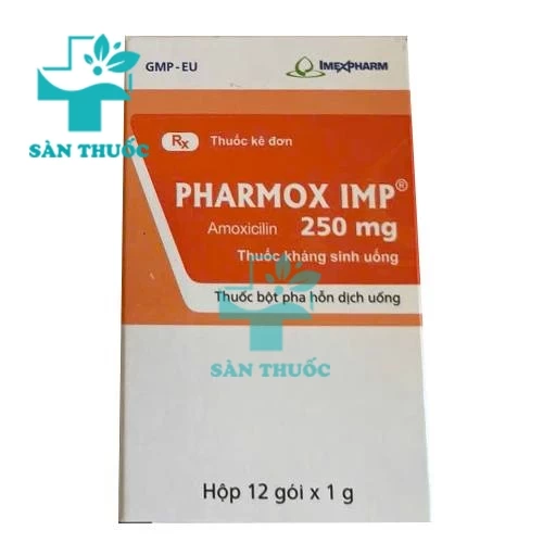 Pharmox IMP250mg -Thuốc điều trị nhiễm trùng hô hấp của Imexpharm