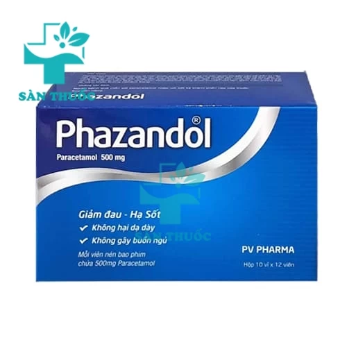 Phazandol - Thuốc giảm đau hạ sốt của PV Pharma