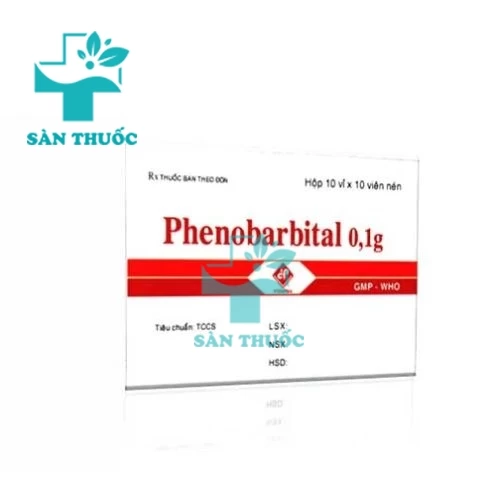 Phenobarbital 0,1g Vidipha - Thuốc điều trị bệnh động kinh