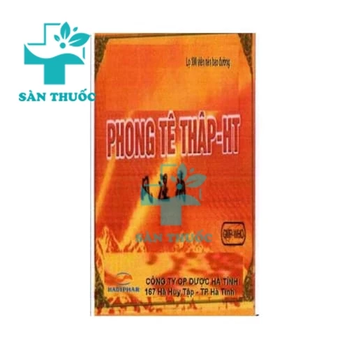Hoàn phong tê thấp-HT (hoàn cứng) Hadiphar - Khu phong, trừ phong thấp, giảm đau