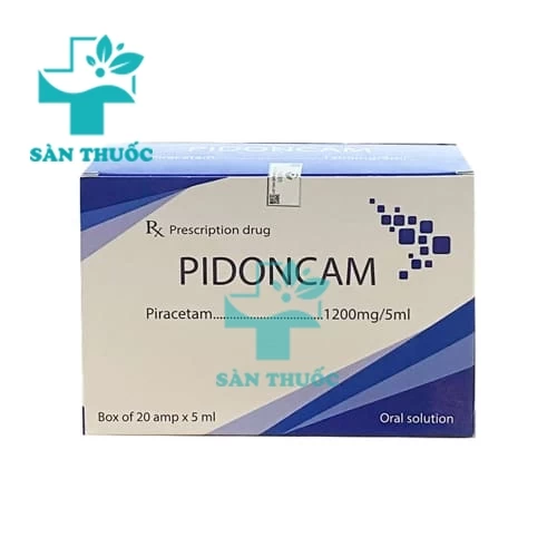 Pidoncam 1200mg/5ml - Thuốc điều trị chứng chóng mặt hiệu quả