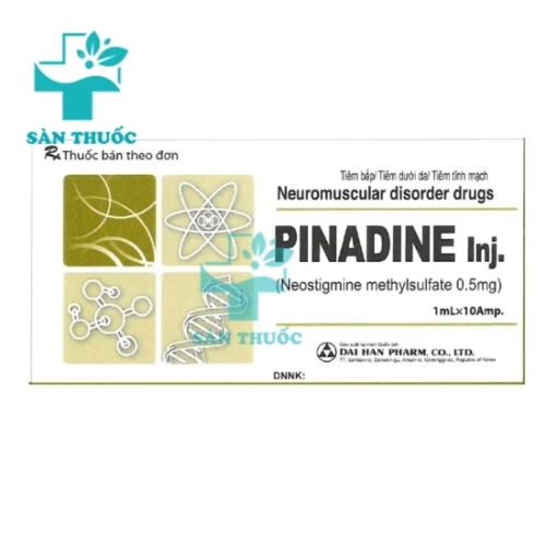 Pinadine Inj 0,5mg/ml Dai Han Pharm - Thuốc trị nhược cơ hiệu quả