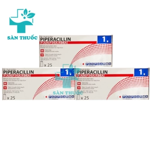 Piperacillin Panpharma 1g - Thuốc điều trị nhiễm khuẩn của Pháp