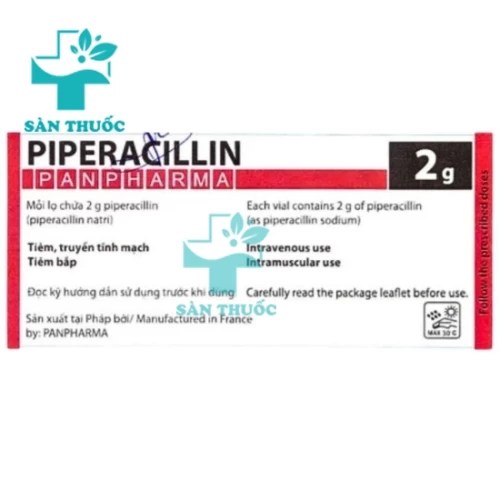 Piperacillin Panpharma 2g - Thuốc điều trị nhiễm khuẩn hiệu quả