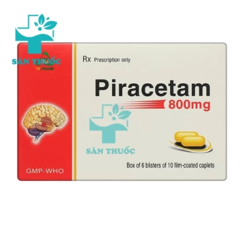 Piracetam 800mg TV.Pharm - Thuốc điều trị suy giảm trí nhớ
