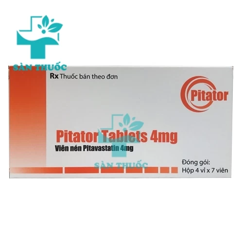 Pitator Tablets 4mg Orient - Thuốc điều trị tăng cholesterol máu