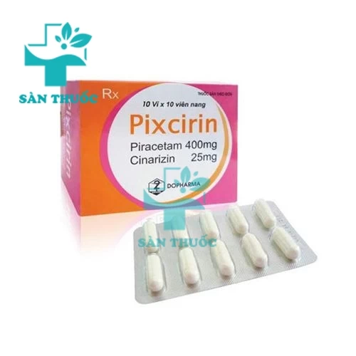 Pixcirin - Thuốc chống say tàu xe, hỗ trợ điều trị rối loạn tiền đình