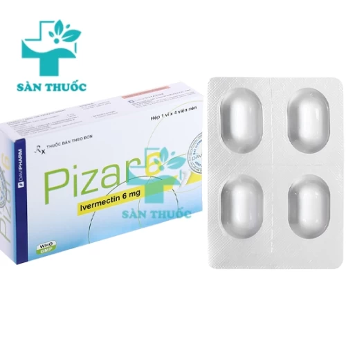 Pizar 6 - Thuốc điều trị giun chỉ hiệu quả