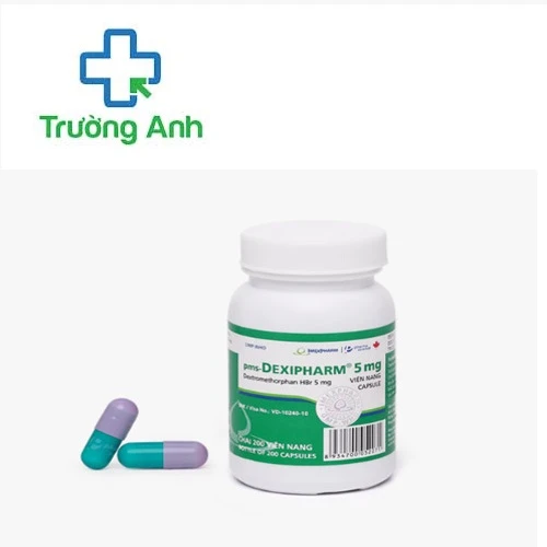 pms-DEXIPHARM 5 - Thuốc điều trị ho do đau họng và phế quản