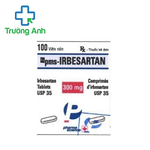 PMS-Irbesartan 300mg Pharmascience - Thuốc trị tăng huyết áp