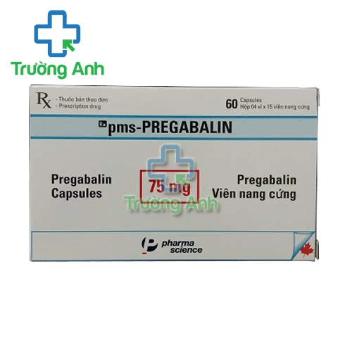 PMS-Pregabalin 75mg Pharmascience - Thuốc trị các bệnh thần kinh
