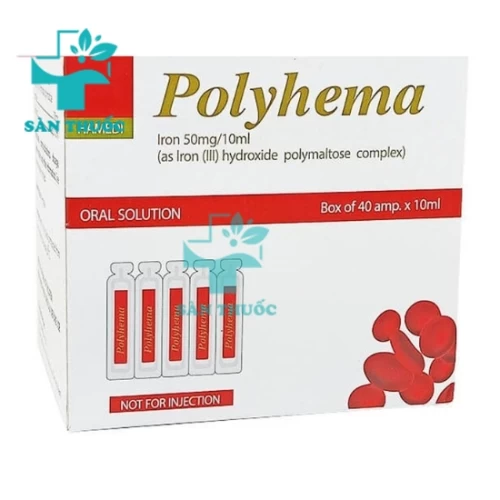 Polyhema- Thuốc phòng và điều trị thiếu máu do thiếu sắt hiệu quả