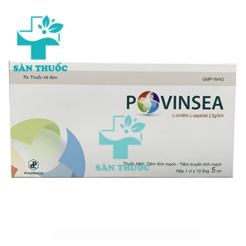 Povinsea 2,5g/5ml Pharbaco - Thuốc trị các bệnh về gan hiệu quả