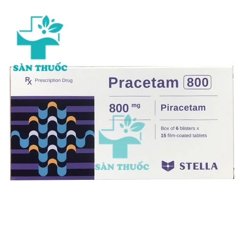 Pracetam 800 - Thuốc điều trị suy giảm trí nhớ hiệu quả của Stella