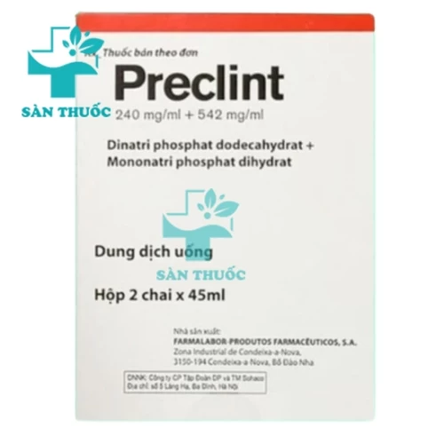 Preclint - Thuốc làm sạch đại tràng khi phẫu thuật sội soi