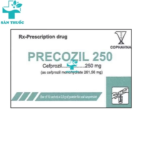 Precozil 250 - Cefprozil  250mg Cophavina