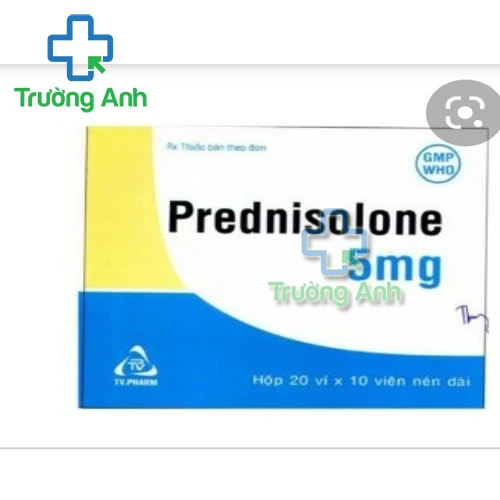 Prednisolone 5mg TV.Pharm (viên nén) - Thuốc kháng viêm hiệu quả