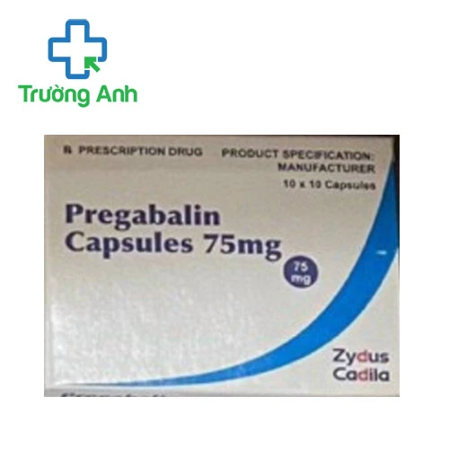 Pregabalin 75mg Zydus - Thuốc điều trị đau thần kinh của Ấn Độ