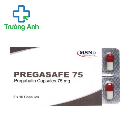Pregasafe 75 MSN - Thuốc điều trị đau thần kinh hiệu quả