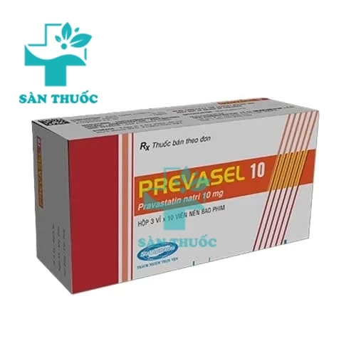 Prevasel 10 - Thuốc điều trị tăng Cholestetol trong máu hiệu quả