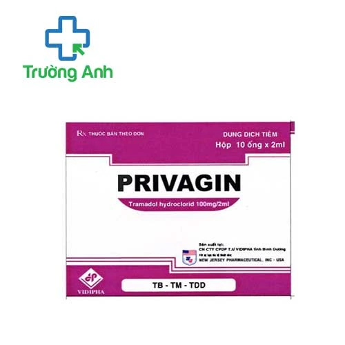 Privagin 100mg/2ml Vidipha - Thuốc giảm đau từ nhẹ đến vừa