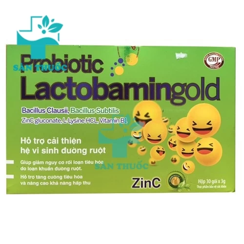 Probiotic Lactobamingold Tradiphar - Bổ sung vitamin và khoáng chất  