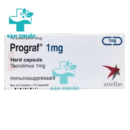 Prograf 1mg - Thuốc dự phòng thải ghép nội tạng của Astellas