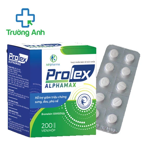 Prolex Alphamax - Viên uống giúp giảm sưng đau, phù nề