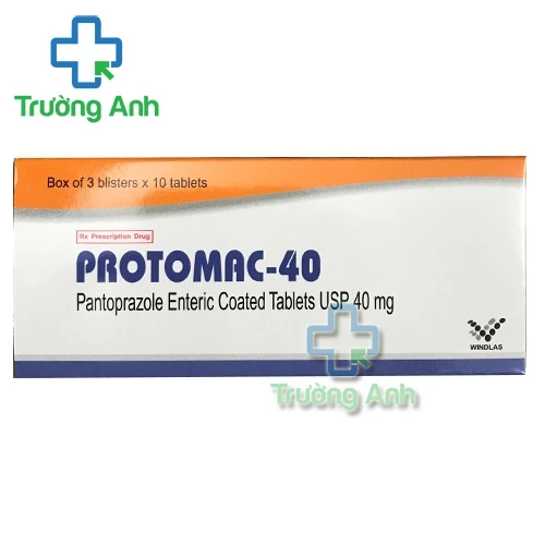Protomac-40 Windlas - Thuốc trị trào ngược dạ dày, thực quản của Ấn Độ