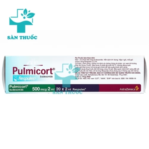 Pulmicort Respules 500mcg/2ml – Thuốc trị hen phế quản của Sweden