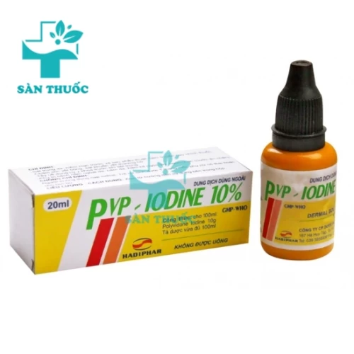 PVP-Iodine 10% Hadiphar - Thuốc sát trùng hiệu quả