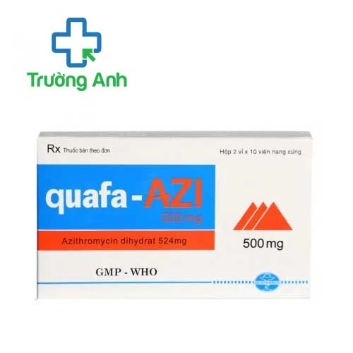 Quafa-Azi 500mg Quapharco - Thuốc điều trị nhiễm khuẩn hiệu quả