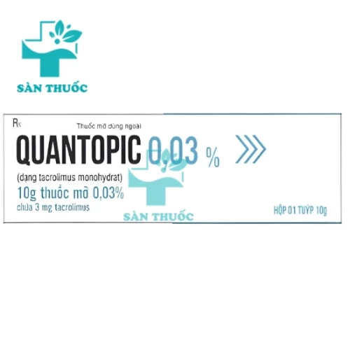 Quantopic 0.03% - Thuốc điều trị bệnh chàm thể tạng hiệu quả 