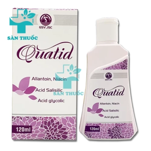 QUATID 120ml - Sữa rửa mặt làm sạch mụn và dầu nhờn hiệu quả