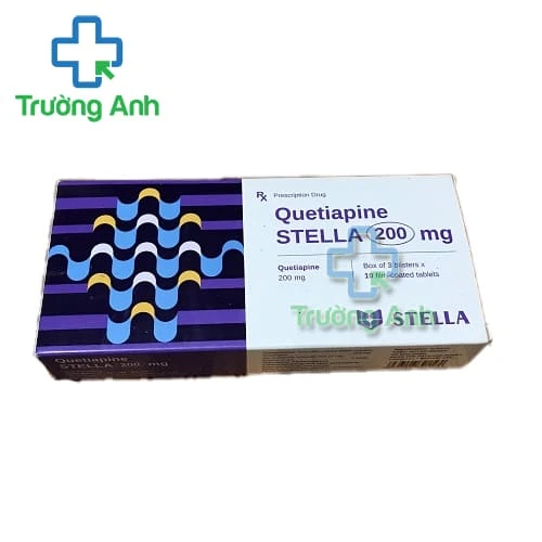 Quetiapin Stella 200mg - Thuốc điều trị tâm thần phân liệt